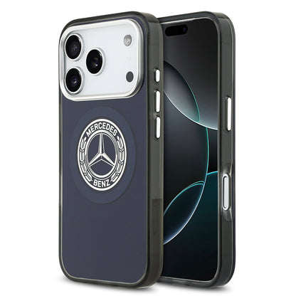 iPhone 17 Pro Kılıf Mercedes Benz Orjinal Lisanslı M-safe Şarj Özellikli Çift Katmanlı PC Nostaljik Yıldız Dizayn Kapak