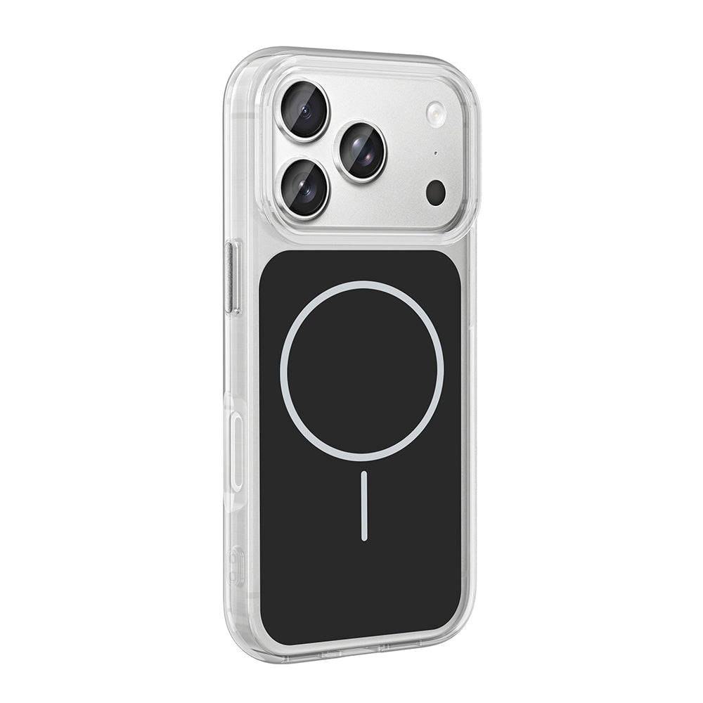 Apple iPhone 17 Pro Kılıf Metal Buton Tasarımlı Zore İkonik Sert Silikon Kapak