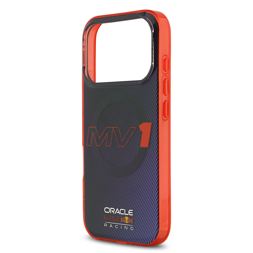 iPhone 17 Pro Kılıf Redbull Orjinal Lisanslı M-safe Şarj Özellikli Çift Katmanlı Çizgi Desenli Sert PC MV Kapak