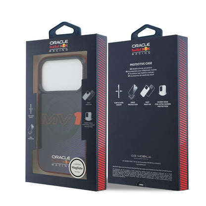 iPhone 17 Pro Kılıf Redbull Orjinal Lisanslı M-safe Şarj Özellikli Çift Katmanlı Çizgi Desenli Sert PC MV Kapak