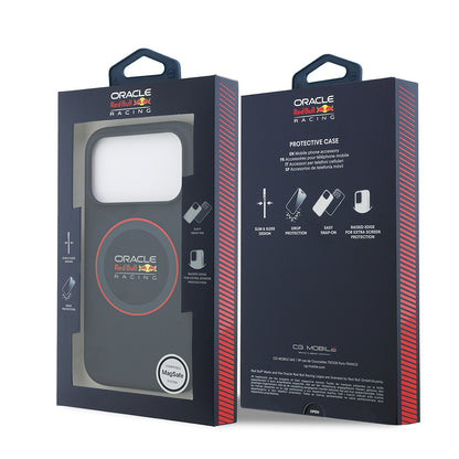 iPhone 17 Pro Kılıf Redbull Orjinal Lisanslı M-safe Şarj Özellikli Kırmızı Halka ve Logo Silikon Kapak