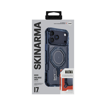 iPhone 17 Pro Kılıf SkinArma M-safe Şarj Özellikli Airbag Tasarımlı Magma Kapak