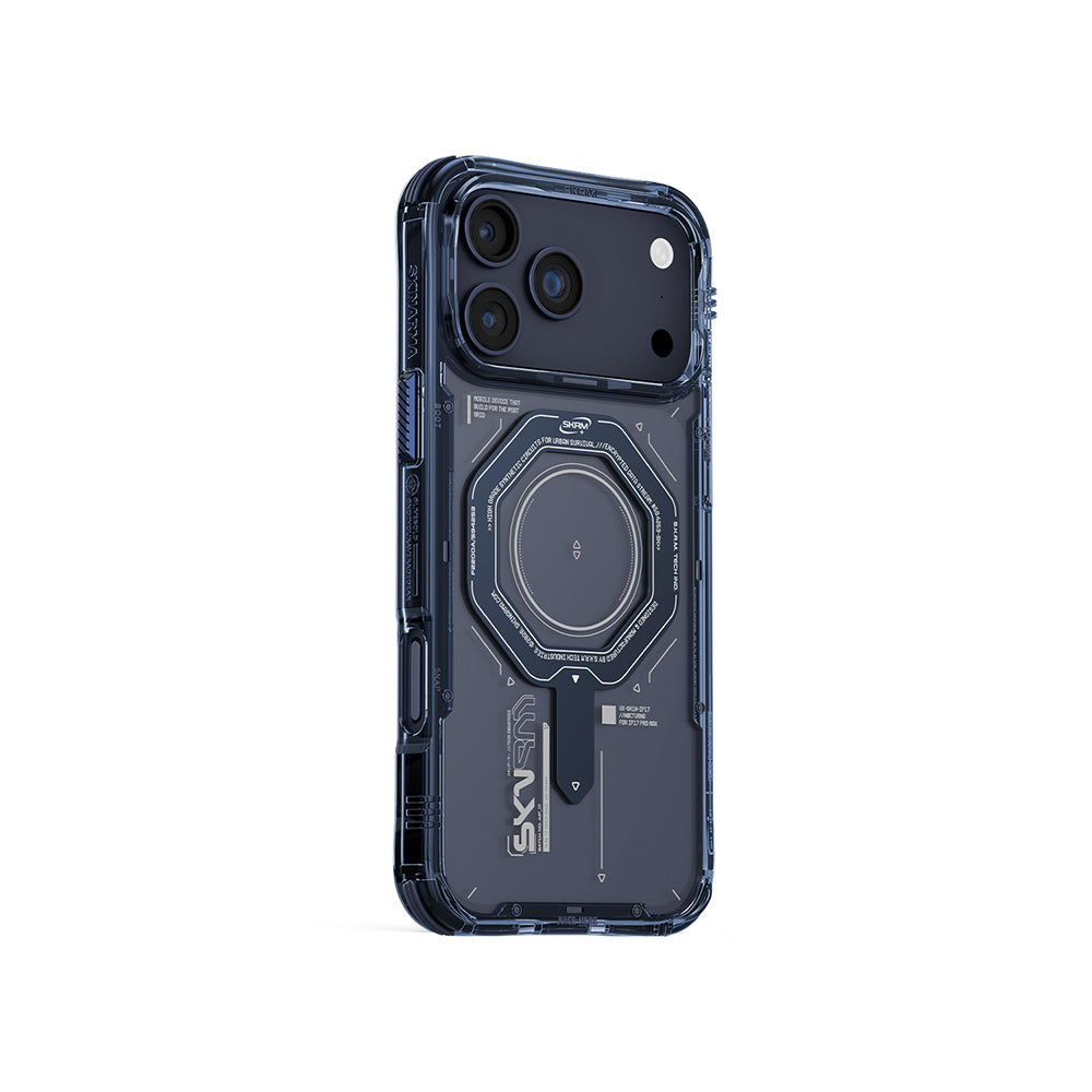 iPhone 17 Pro Kılıf SkinArma M-safe Şarj Özellikli Airbag Tasarımlı Magma Kapak