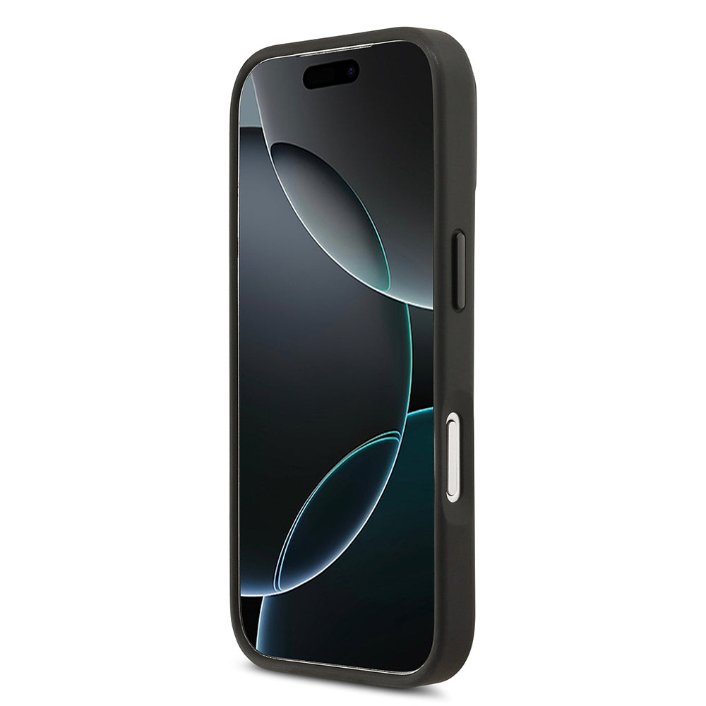 iPhone 17 Pro Kılıf TUMI M-safe Şarj Özellikli Deri Noktalı Dizayn Kapak