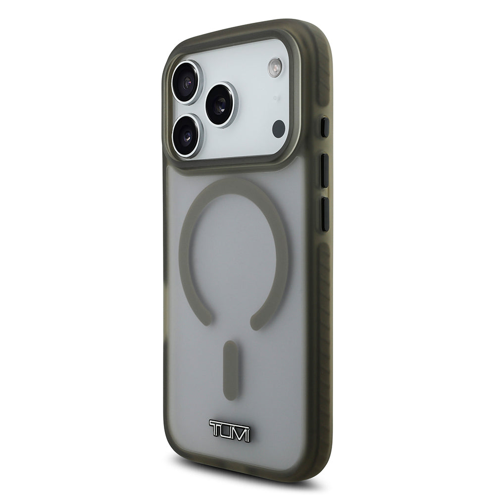 iPhone 17 Pro Kılıf TUMI Orjinal Lisanslı M-safe Şarj Özellikli Buzlu Transparan Kapak