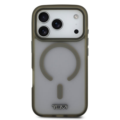 iPhone 17 Pro Kılıf TUMI Orjinal Lisanslı M-safe Şarj Özellikli Buzlu Transparan Kapak