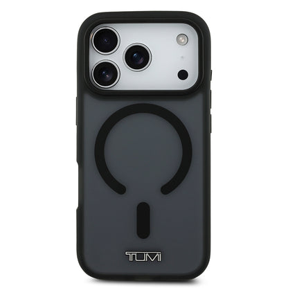 iPhone 17 Pro Kılıf TUMI Orjinal Lisanslı M-safe Şarj Özellikli Buzlu Transparan Kapak
