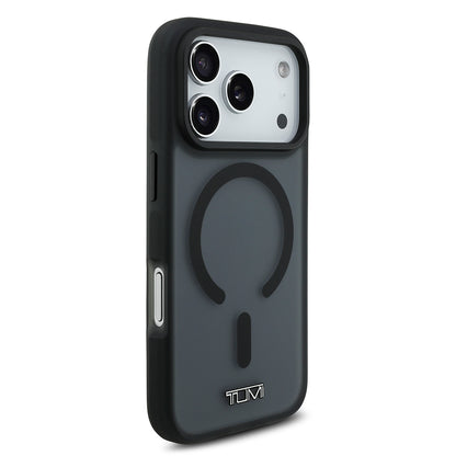 iPhone 17 Pro Kılıf TUMI Orjinal Lisanslı M-safe Şarj Özellikli Buzlu Transparan Kapak