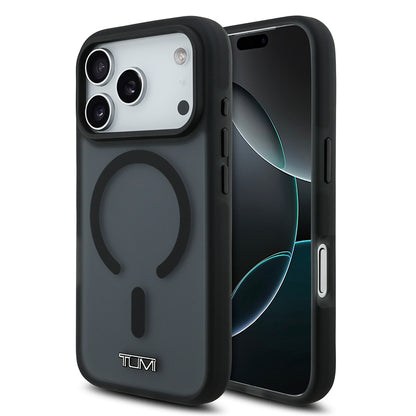 iPhone 17 Pro Kılıf TUMI Orjinal Lisanslı M-safe Şarj Özellikli Buzlu Transparan Kapak