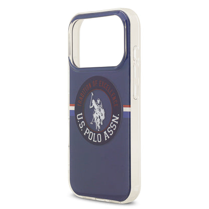 iPhone 17 Pro Kılıf U.S. Polo Assn. Orjinal Lisanslı M-safe Şarj Özellikli IML Stripe Logolu Kapak