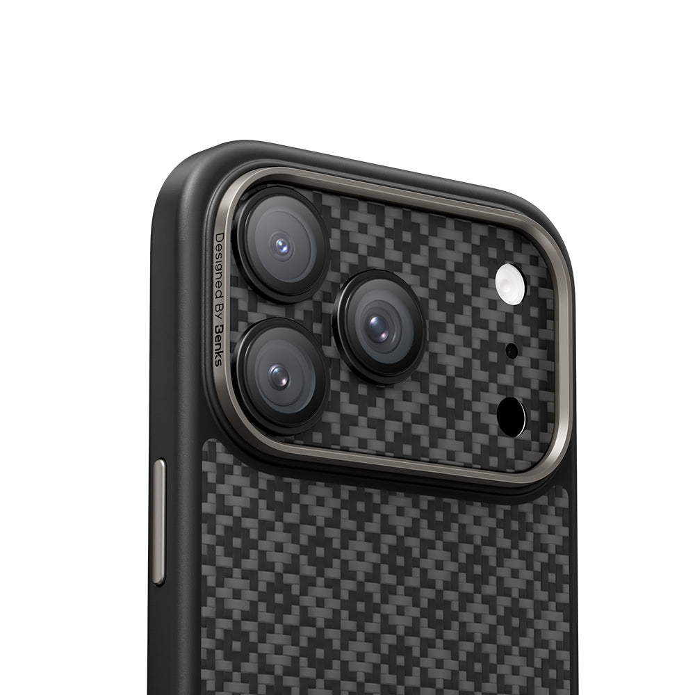 iPhone 17 Pro Max Benks ArmorWarrior ArmorGrid Serisi Kevlar Kamera Lens Koruyucu