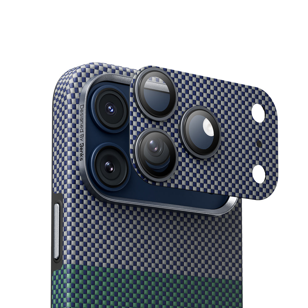 iPhone 17 Pro Max Benks ArmorWarrior Aurora Serisi Kevlar Kamera Lens Koruyucu