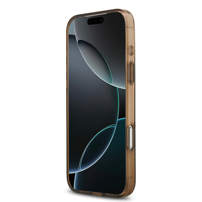 iPhone 17 Pro Max Kılıf Guess Orjinal Lisanslı M-safe Şarj Özellikli IML Baskılı Klasik Logolu 4G Desenli Kapak