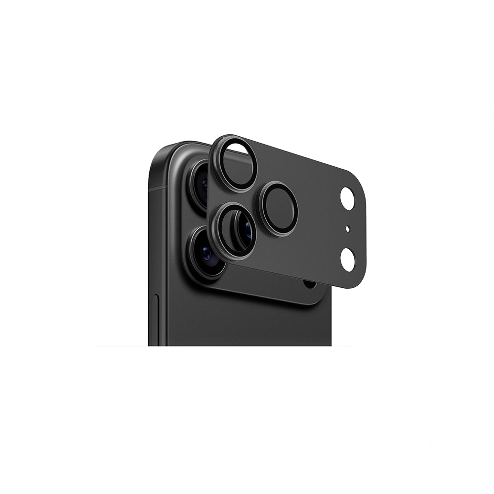 iPhone 17 Pro Max Go Des FC007 Titanyum Serisi Anti Reflective Kamera Lens Koruyucu