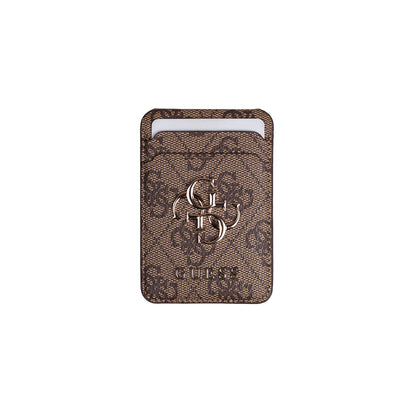 Apple iPhone 17 Pro Max Guess Orjinal Lisanslı 4G ve Yazı Logolu Kartlıklı Kapak