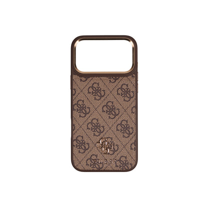 Apple iPhone 17 Pro Max Guess Orjinal Lisanslı 4G ve Yazı Logolu Kartlıklı Kapak