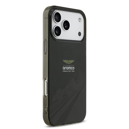 iPhone 17 Pro Max Kılıf Aston Martin Orjinal Lisanslı M-safe Şarj Özellikli IML Baskı Logolu Formula Tasarımlı Kapak