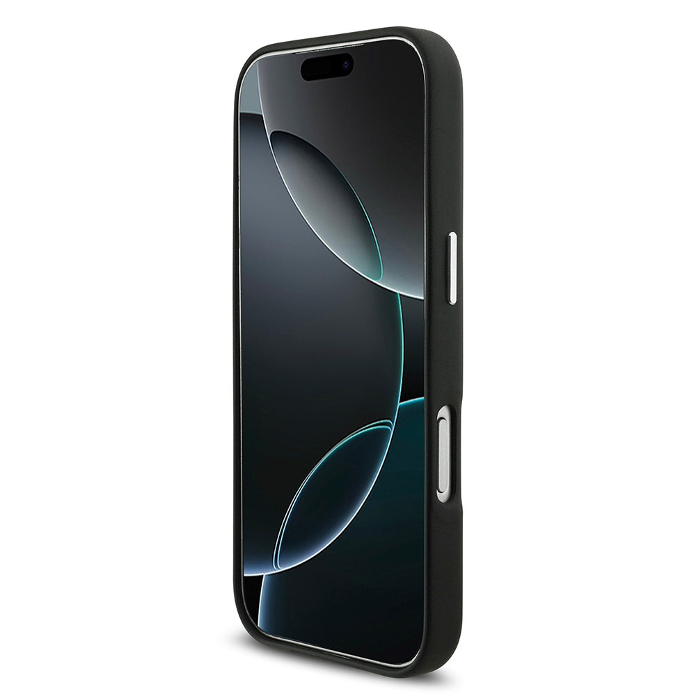 iPhone 17 Pro Max Kılıf Aston Martin Orjinal Lisanslı M-safe Şarj Özellikli Metal Logolu PU Deri Kapak