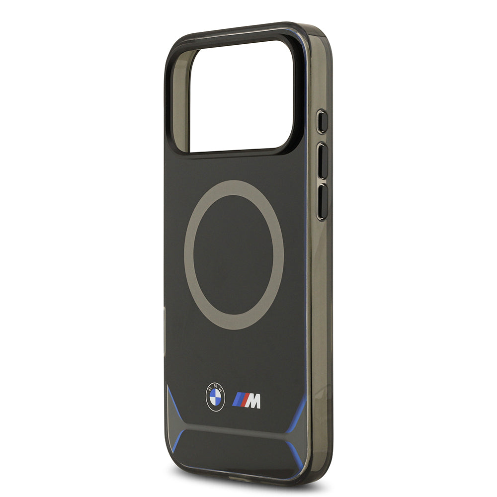iPhone 17 Pro Max Kılıf BMW Orjinal Lisanslı M-safe Şarj Özellikli Metal Buton Tasarımlı IML Baskılı M Dizayn Kapak