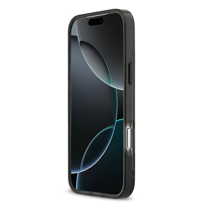iPhone 17 Pro Max Kılıf BMW Orjinal Lisanslı M-safe Şarj Özellikli Metal Buton Tasarımlı Tranparan M Dizayn Kapak