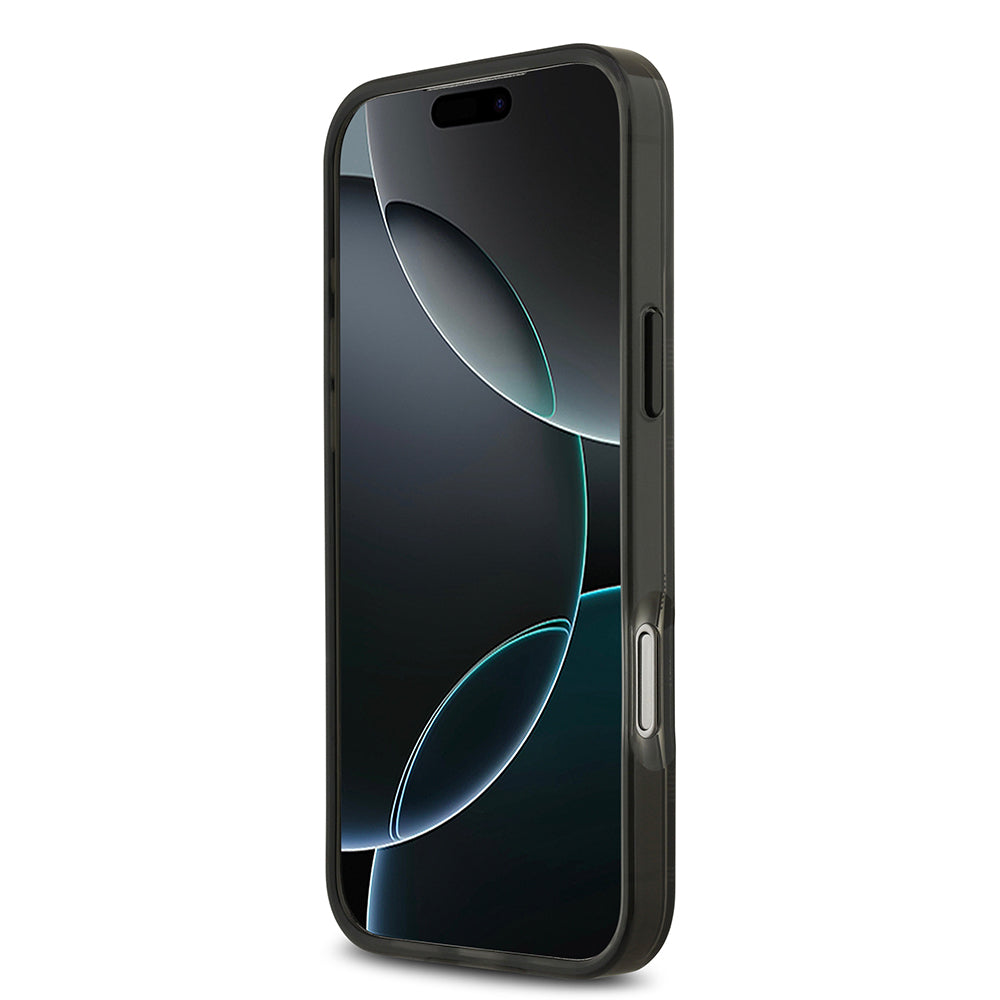 iPhone 17 Pro Max Kılıf BMW Orjinal Lisanslı M-safe Şarj Özellikli Metal Kamera Butonlu Yatay Şeritli M Dizayn Kapak