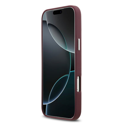 iPhone 17 Pro Max Kılıf BMW Orjinal Lisanslı M-safe Şarj Özellikli Metal Logolu Tam Kaplama Deri Kapak