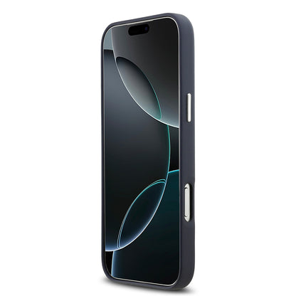 iPhone 17 Pro Max Kılıf BMW Orjinal Lisanslı M-safe Şarj Özellikli Metal Logolu Tam Kaplama Deri Kapak