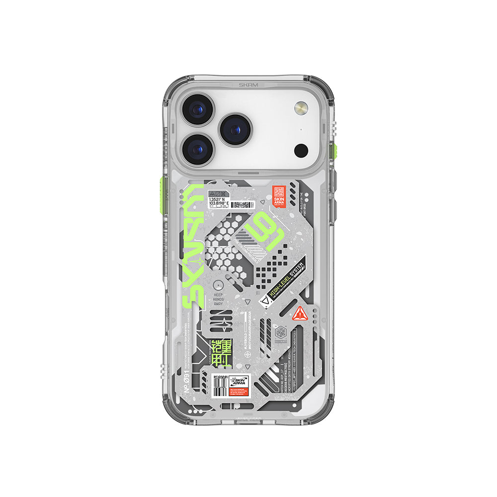 iPhone 17 Pro Max Kılıf Desenli Airbag Tasarımlı Skinarma Spectra Kapak