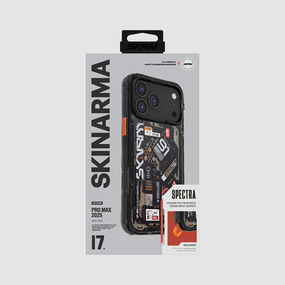 iPhone 17 Pro Max Kılıf Desenli Airbag Tasarımlı Skinarma Spectra Kapak