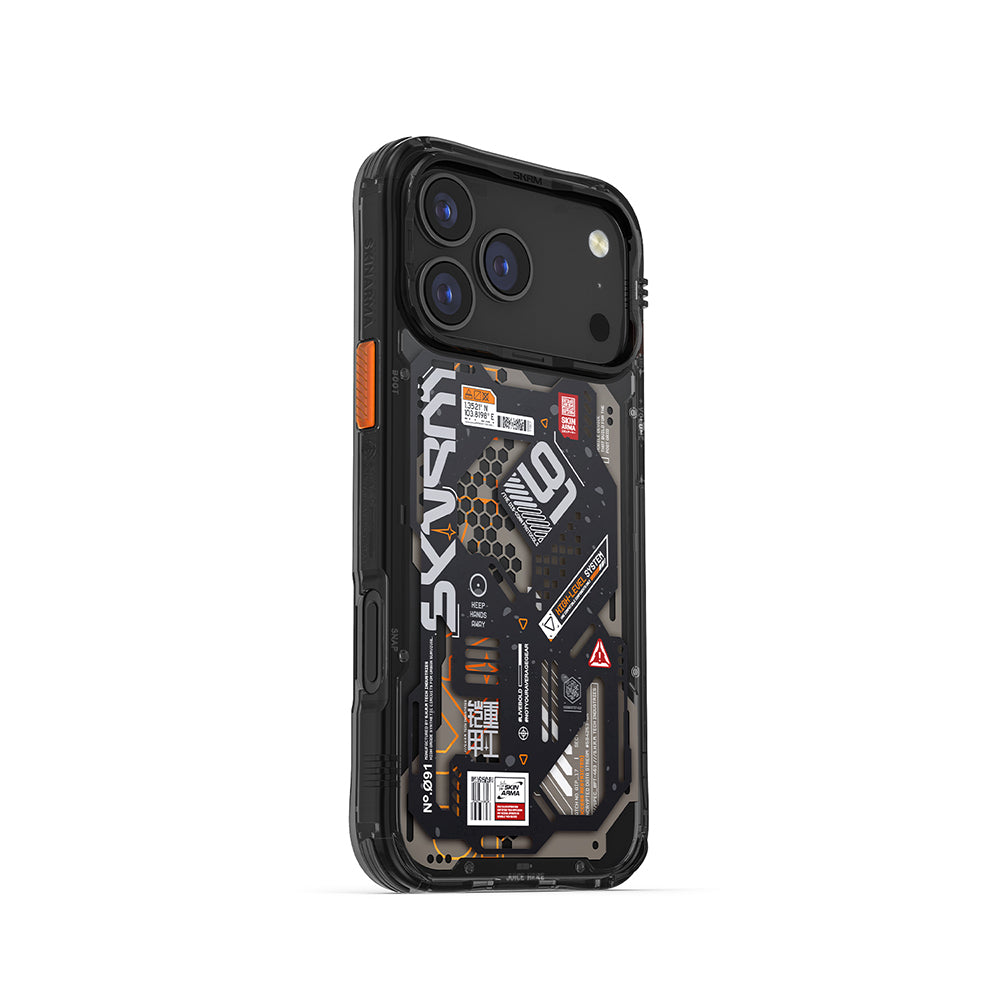 iPhone 17 Pro Max Kılıf Desenli Airbag Tasarımlı Skinarma Spectra Kapak