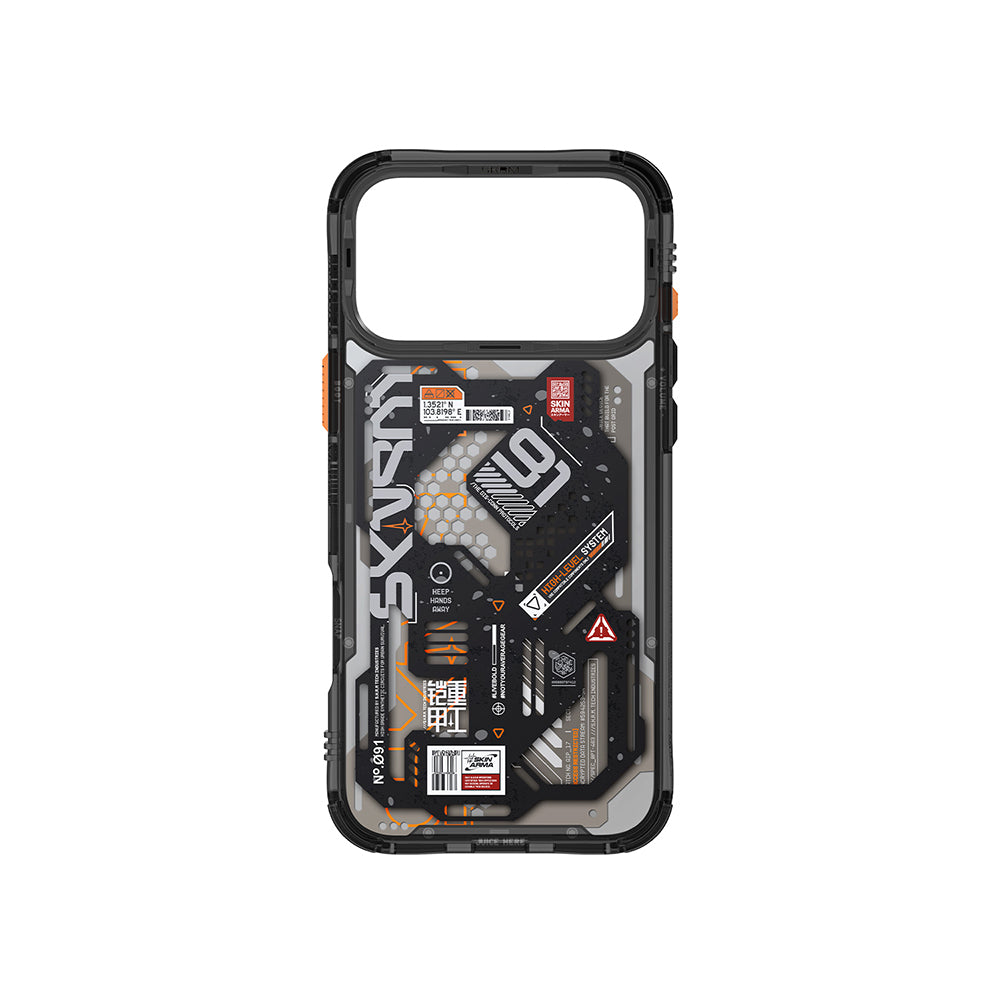 iPhone 17 Pro Max Kılıf Desenli Airbag Tasarımlı Skinarma Spectra Kapak