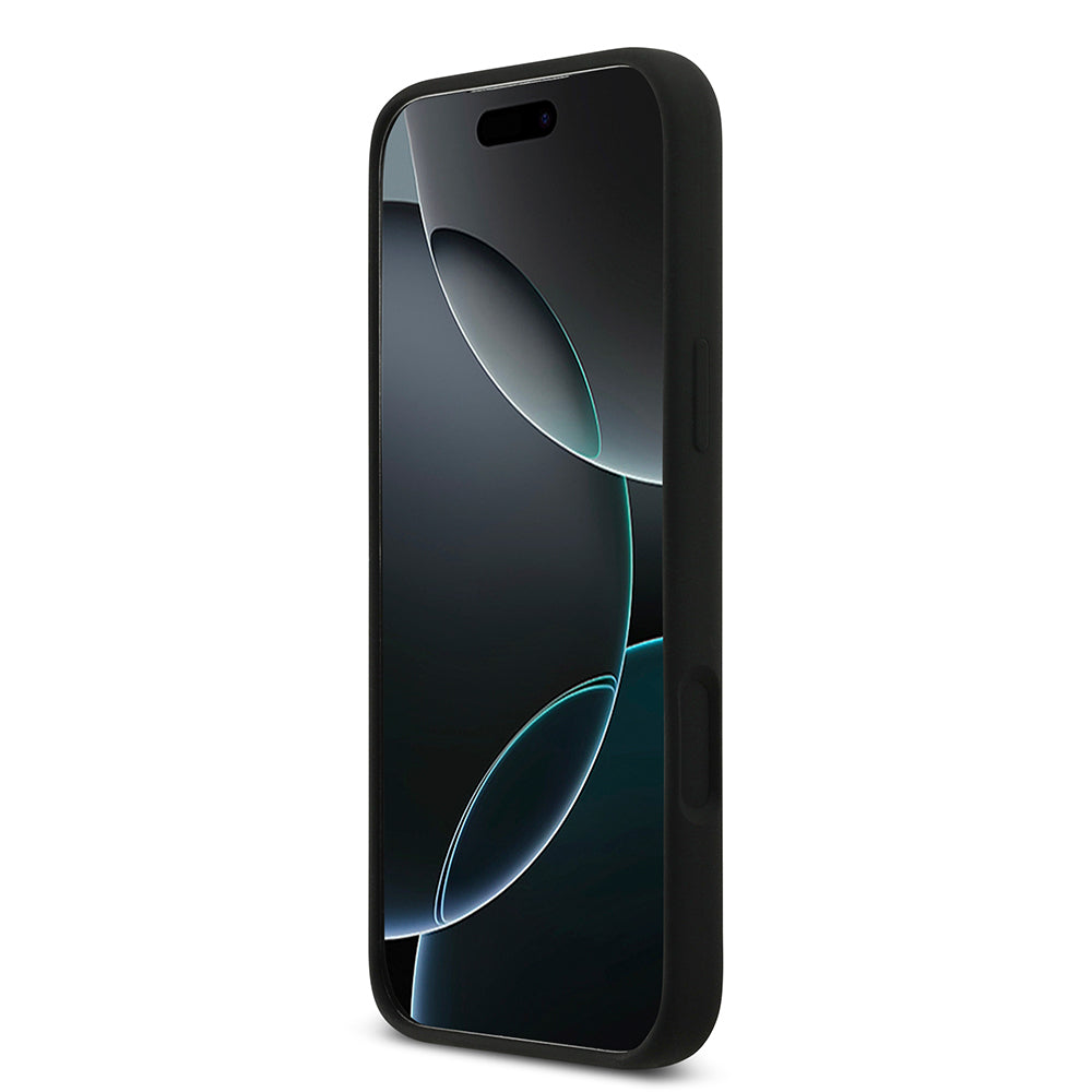 iPhone 17 Pro Max Kılıf DKNY Orjinal Lisanslı M-safe Şarj Özellikli Metal Logolu Silikon Kapak