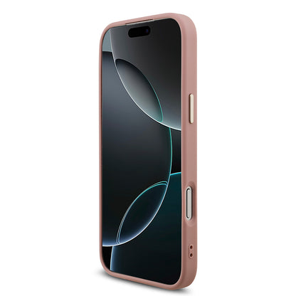 iPhone 17 Pro Max Kılıf Guess Orjinal Lisanslı 4G Büyük Metal Kamera Çerçeveli ve Logolu Glitter Kapak