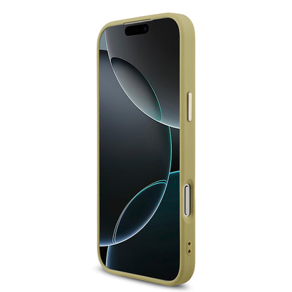 iPhone 17 Pro Max Kılıf Guess Orjinal Lisanslı 4G Büyük Metal Kamera Çerçeveli ve Logolu Glitter Kapak