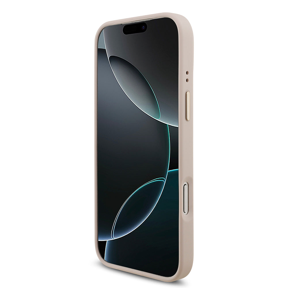 iPhone 17 Pro Max Kılıf Guess Orjinal Lisanslı 4G Büyük Metal Logolu Kalın Askılı Kapak