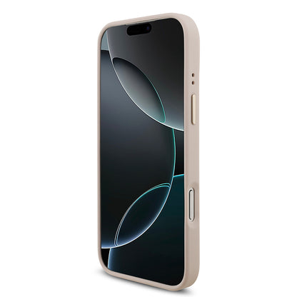 iPhone 17 Pro Max Kılıf Guess Orjinal Lisanslı 4G Büyük Metal Logolu Kalın Askılı Kapak
