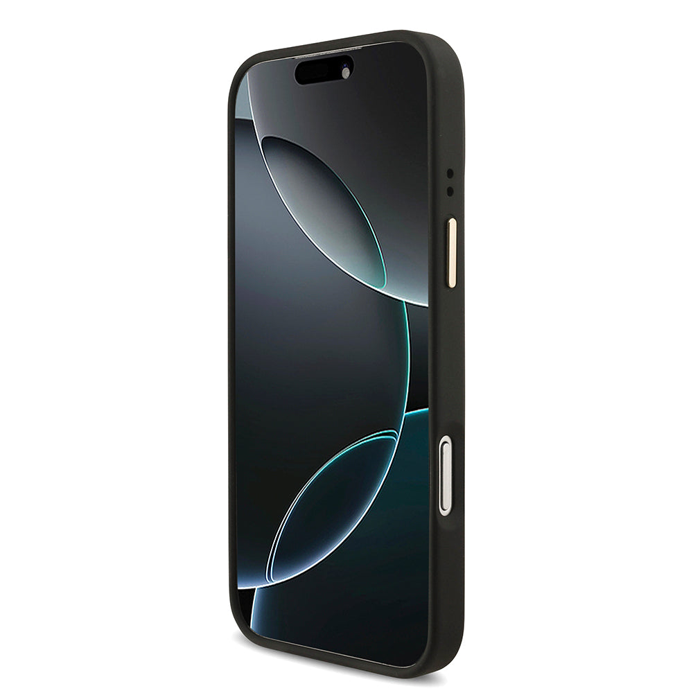 iPhone 17 Pro Max Kılıf Guess Orjinal Lisanslı 4G Büyük Metal Logolu Kalın Askılı Kapak