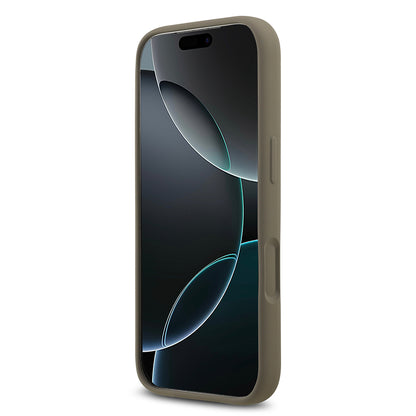 iPhone 17 Pro Max Kılıf Guess Orjinal Lisanslı Grained Yazı Logolu Kapak