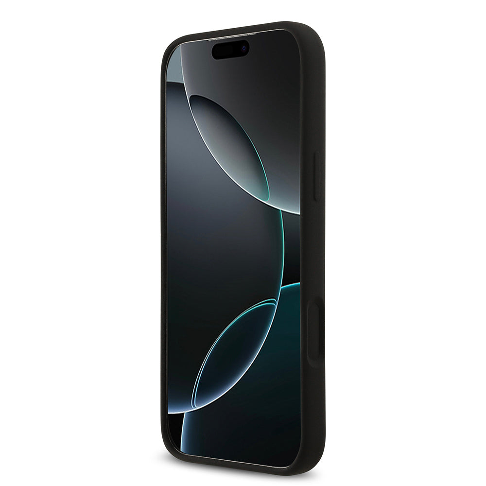 iPhone 17 Pro Max Kılıf Guess Orjinal Lisanslı Grained Yazı Logolu Kapak