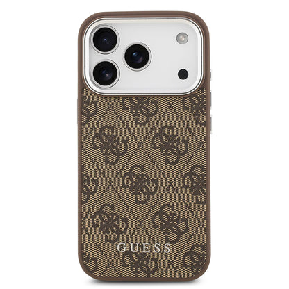 iPhone 17 Pro Max Kılıf Guess Orjinal Lisanslı M-safe Şarj Özellikli 4G Klasik Yazı Logolu Kapak