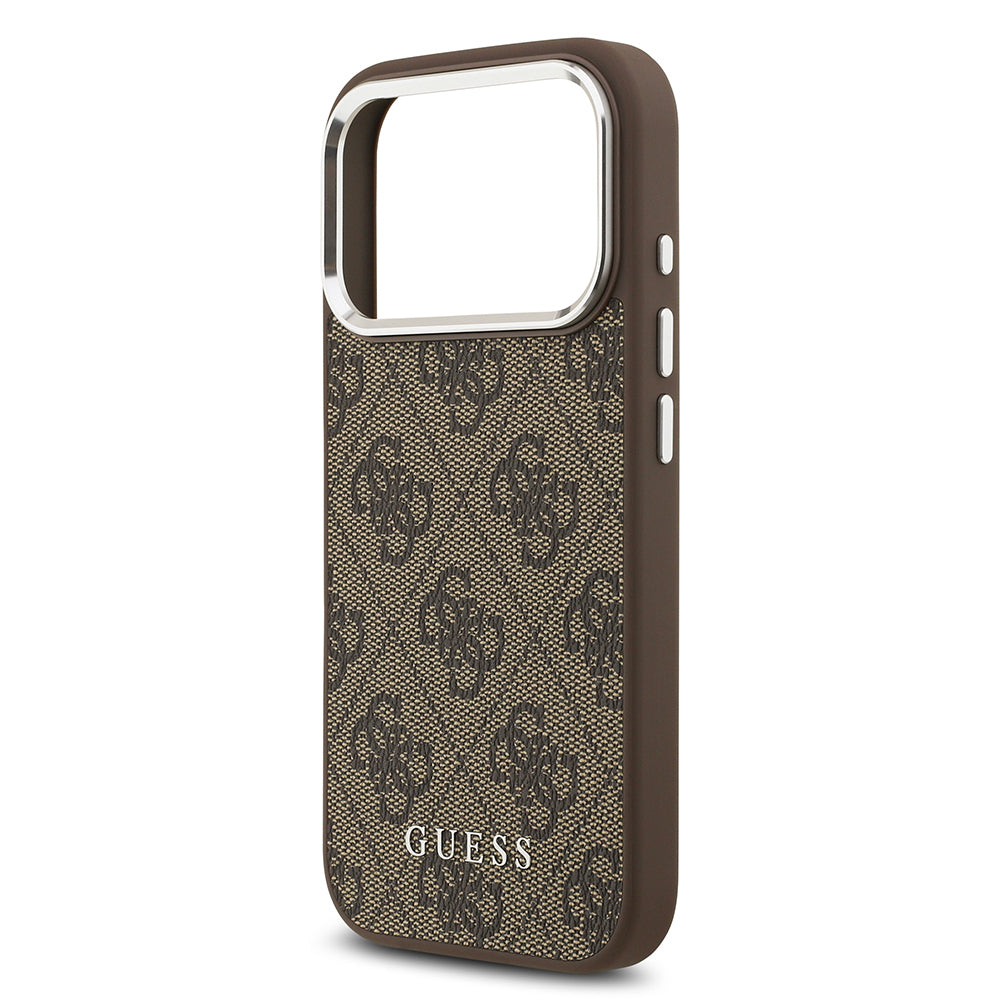 iPhone 17 Pro Max Kılıf Guess Orjinal Lisanslı M-safe Şarj Özellikli 4G Klasik Yazı Logolu Kapak