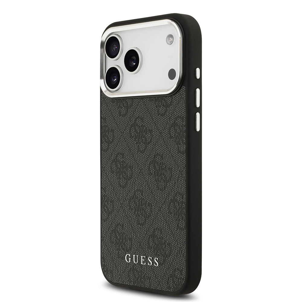 iPhone 17 Pro Max Kılıf Guess Orjinal Lisanslı M-safe Şarj Özellikli 4G Klasik Yazı Logolu Kapak