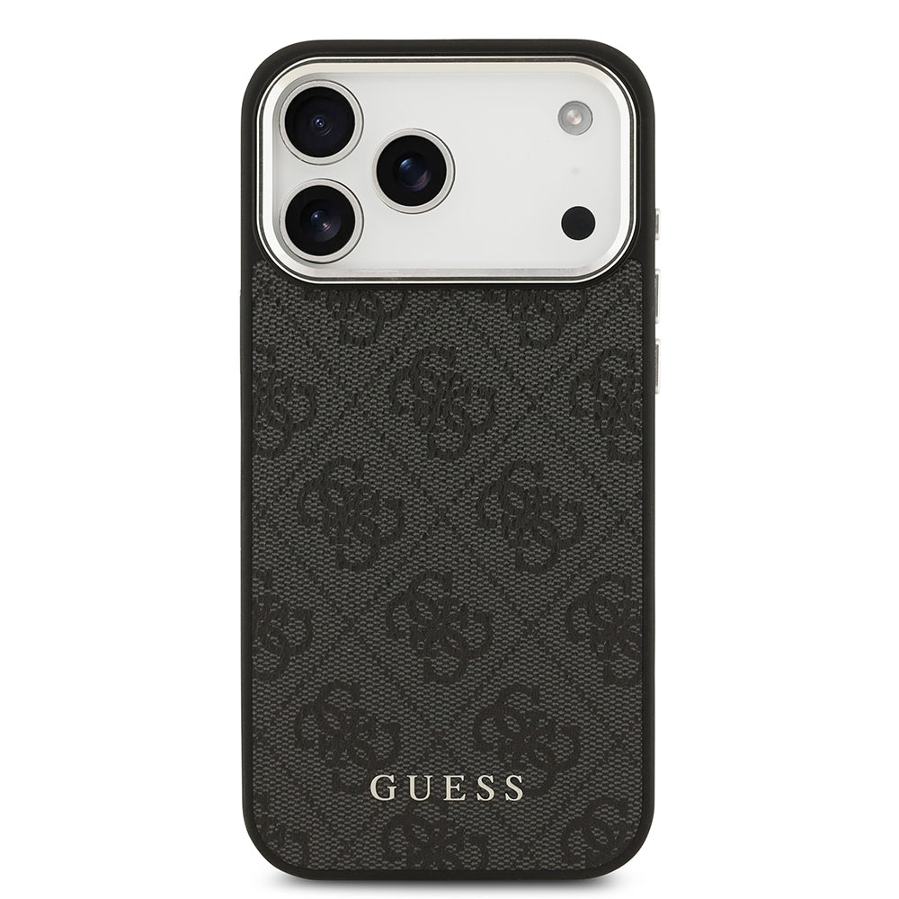 iPhone 17 Pro Max Kılıf Guess Orjinal Lisanslı M-safe Şarj Özellikli 4G Klasik Yazı Logolu Kapak