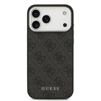 iPhone 17 Pro Max Kılıf Guess Orjinal Lisanslı M-safe Şarj Özellikli 4G Klasik Yazı Logolu Kapak