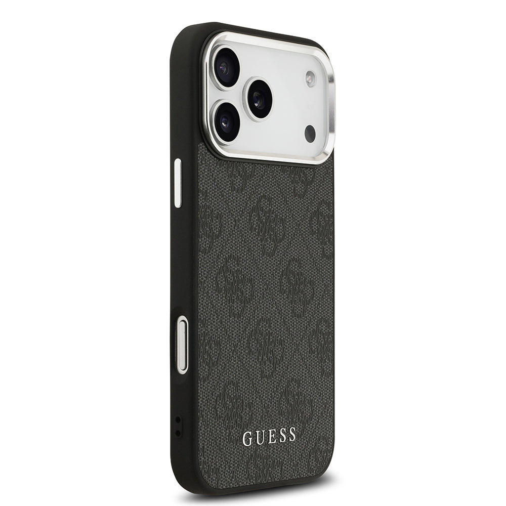 iPhone 17 Pro Max Kılıf Guess Orjinal Lisanslı M-safe Şarj Özellikli 4G Klasik Yazı Logolu Kapak