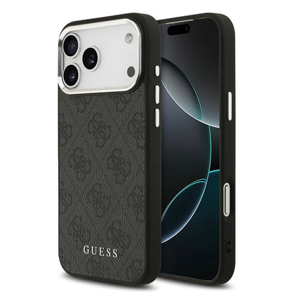 iPhone 17 Pro Max Kılıf Guess Orjinal Lisanslı M-safe Şarj Özellikli 4G Klasik Yazı Logolu Kapak
