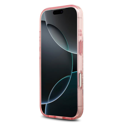 iPhone 17 Pro Max Kılıf Guess Orjinal Lisanslı M-safe Şarj Özellikli Flower Tonal Circle Kapak