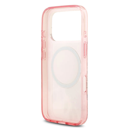 iPhone 17 Pro Max Kılıf Guess Orjinal Lisanslı M-safe Şarj Özellikli Flower Tonal Circle Kapak