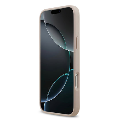 iPhone 17 Pro Max Kılıf Guess Orjinal Lisanslı M-safe Şarj Özellikli Yazı Logolu Circle Classic Kapak