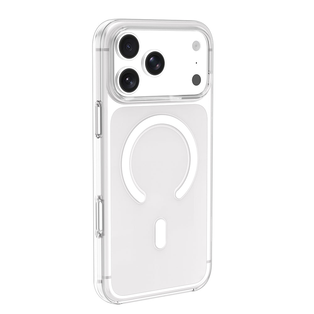 Apple iPhone 17 Pro Max Kılıf IC Çipli Zore Wireless Şarj Özellikli Şeffaf Orjin Kapak